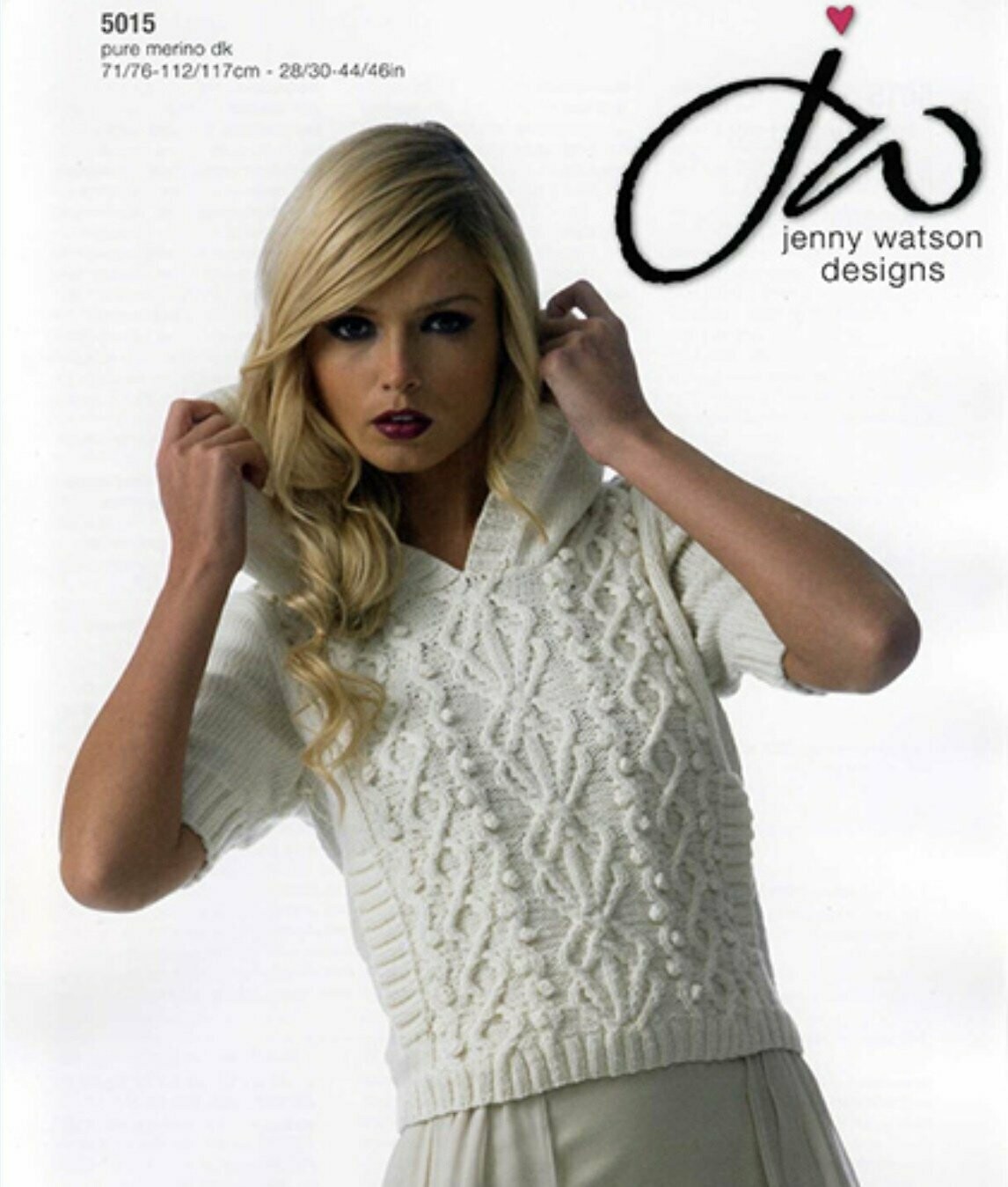 5015 Jenny Watson Pure Merino DK 28/30 - 44/46 inch Knitting Pattern 