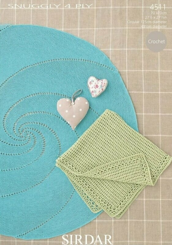 Sirdar Crochet 4ply Blanket