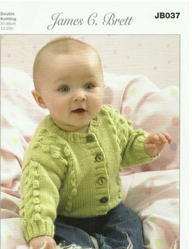 JB037 James c Brett Cardigans and Sweaters 12-22 inch 
