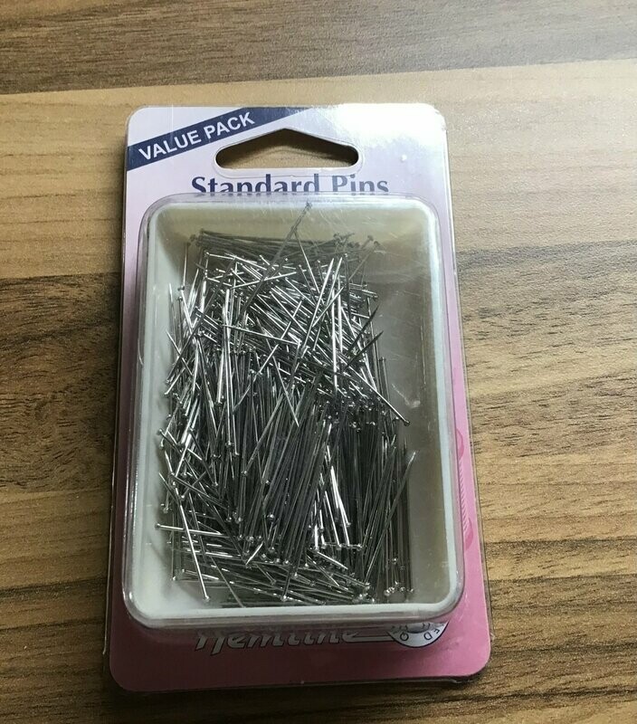 Hemline Standard pins 600 pins 28mm x 0.65mm