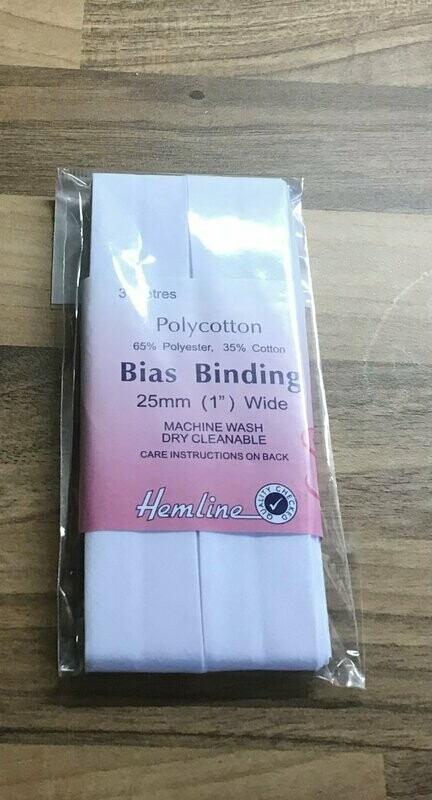 Hemline Polycotton Bias Binding 3 metres