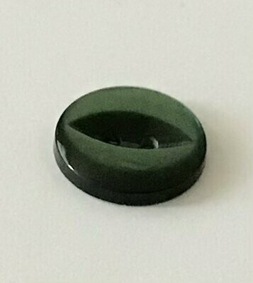 15mm Dark Green Fisheye Buttons