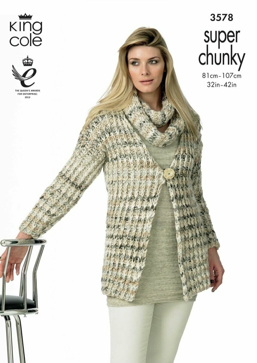 3578 King Cole Super Chunky 32- 42 inches 