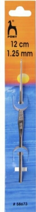 Pony Stainless Steel Crochet Hook 12cm x 1.25mm