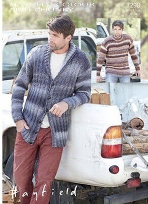 Hayfield Chunky Pattern For Men 38-48 Inches