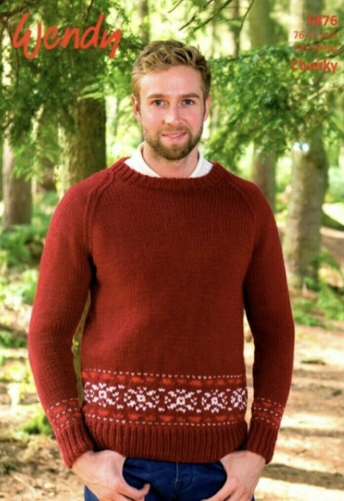 Wendy Christmas Jumper Chunky 30-44 inches 5876