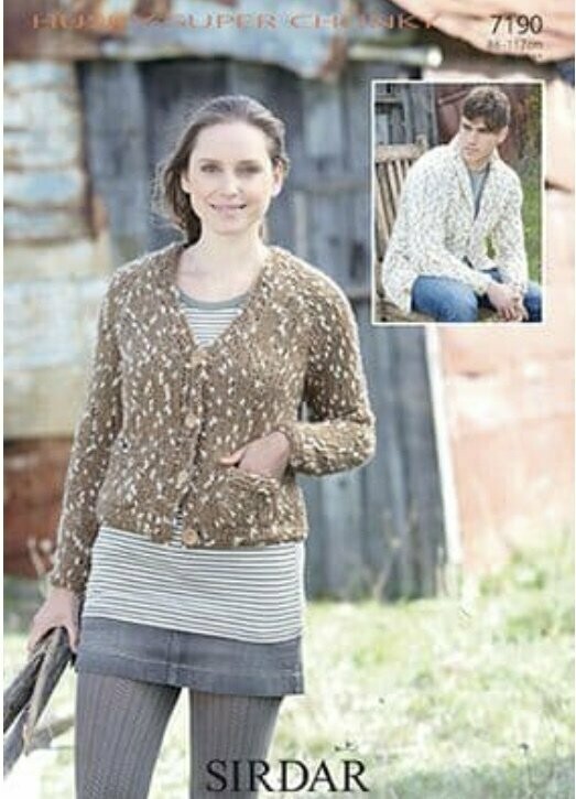 Sirdar Chunky 34-44 inches 7190