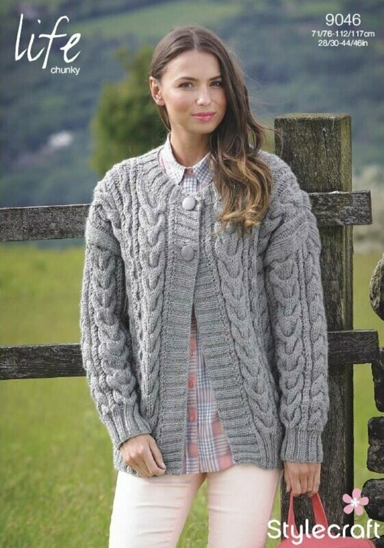  9046 Stylecraft Chunky 28-46 inches 