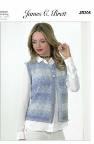 JB306 James c Brett Double Knitting 32-42 inches 