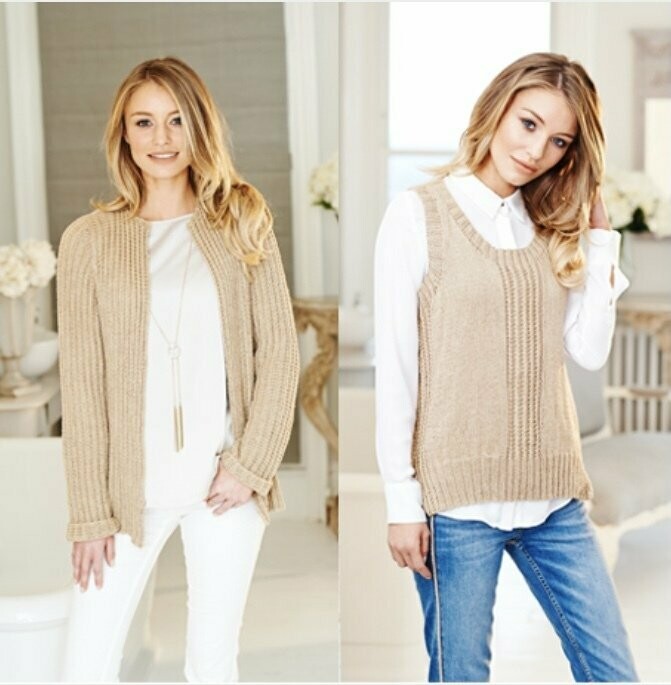 9507 Stylecraft DK Vest and Jacket 32-50 inches