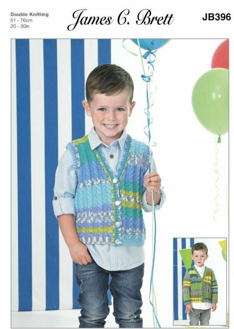 JB396 James c Brett Double Knitting 20-30 inches