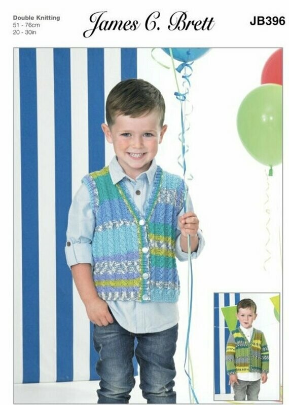 JB396 James c Brett Double Knitting 20-30 inches