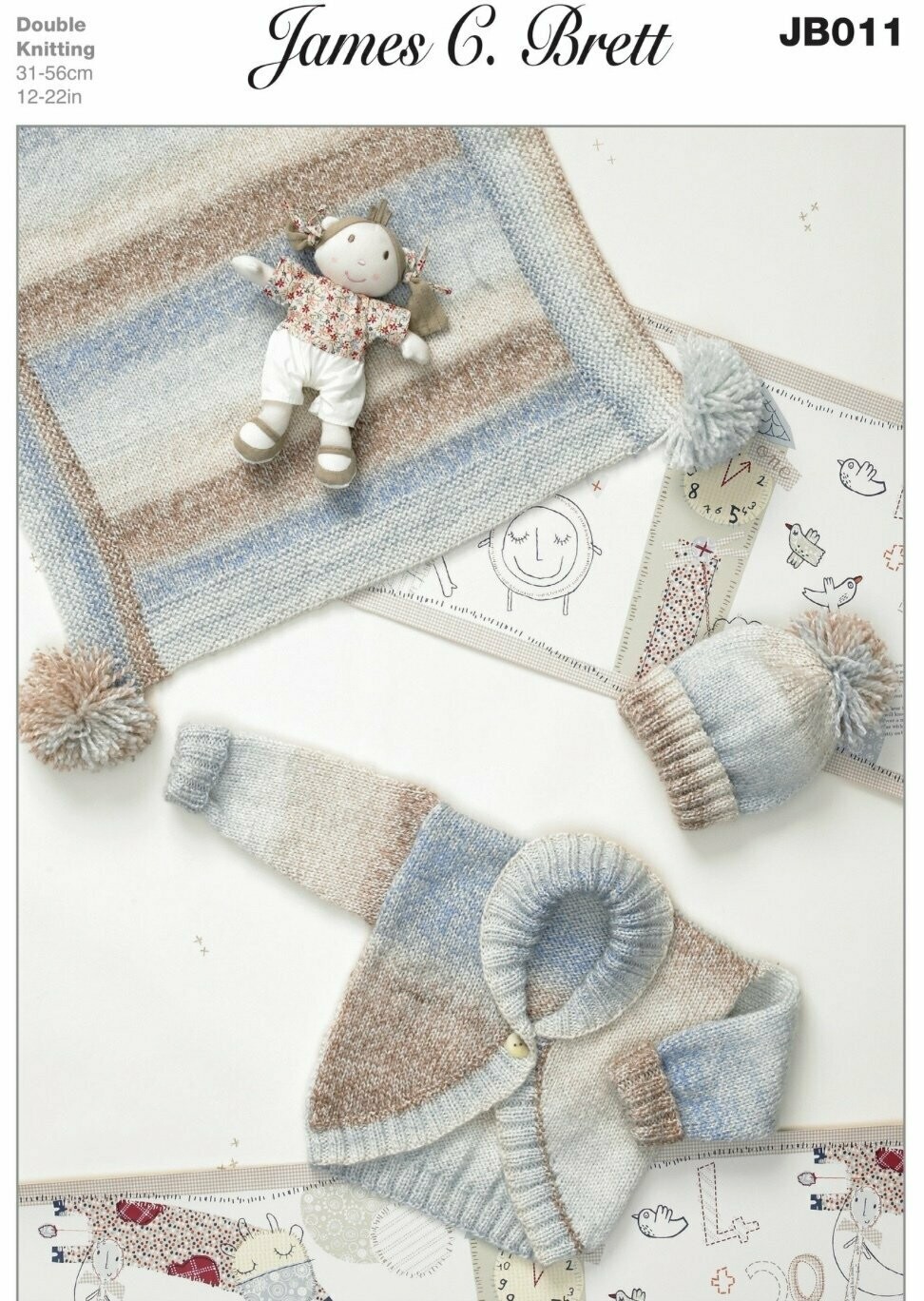 Jb011 12-22 inches in Baby Marble