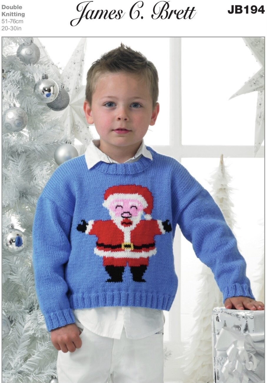 James Brett Santa Jumper Pattern