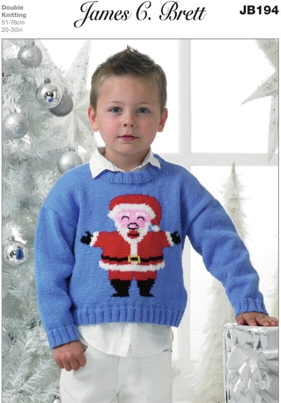 James Brett Santa Jumper Pattern