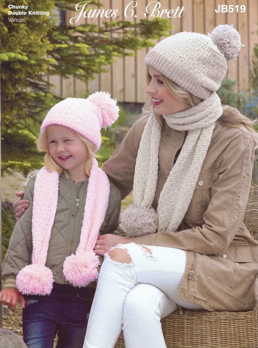 Jb 519 Flutterby Scarf And Hat Set