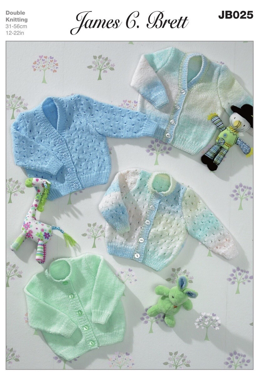 Jb025 Jumper Cardigan 12-22 Inches