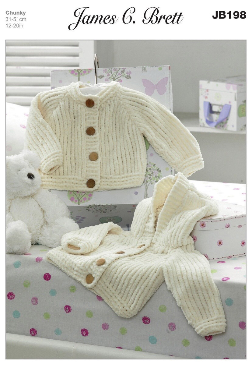 Jb198 Hooded Cardigan 12-20 Inches