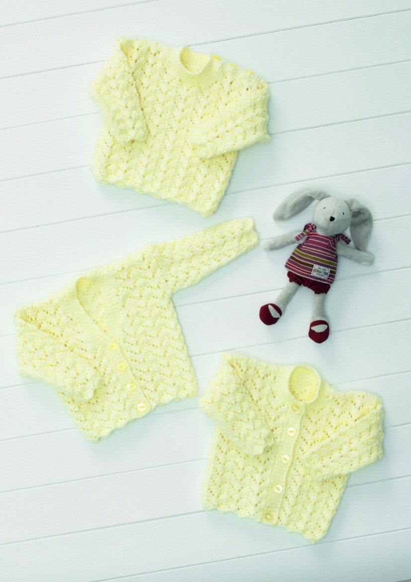 8614 Stylecraft Dk Jumpers A D Cardigans 14-22 Inches