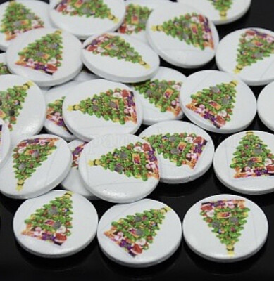 Christmas Tree Buttons