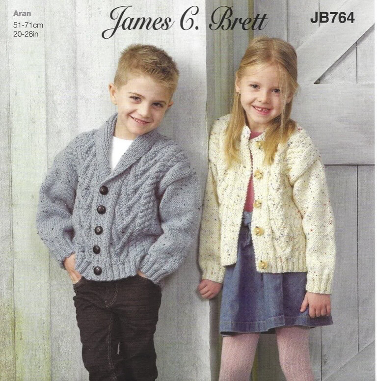 JB764 Boys And Girls Cardigans 20-28 Inches
