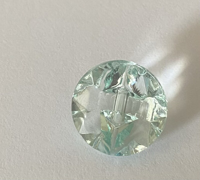 Mint Green Crystal Like Buttons