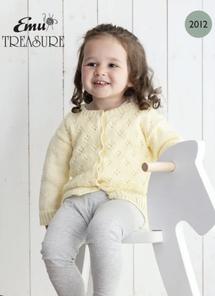 Emu 2012 Knitting Pattern In Emu Treasure Dk 1-4 Years