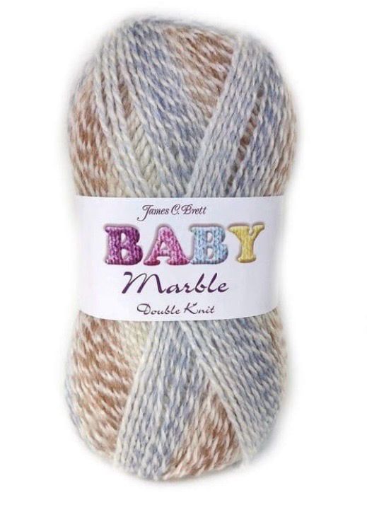 James Brett Baby Marble Pebble 100 Gram Ball