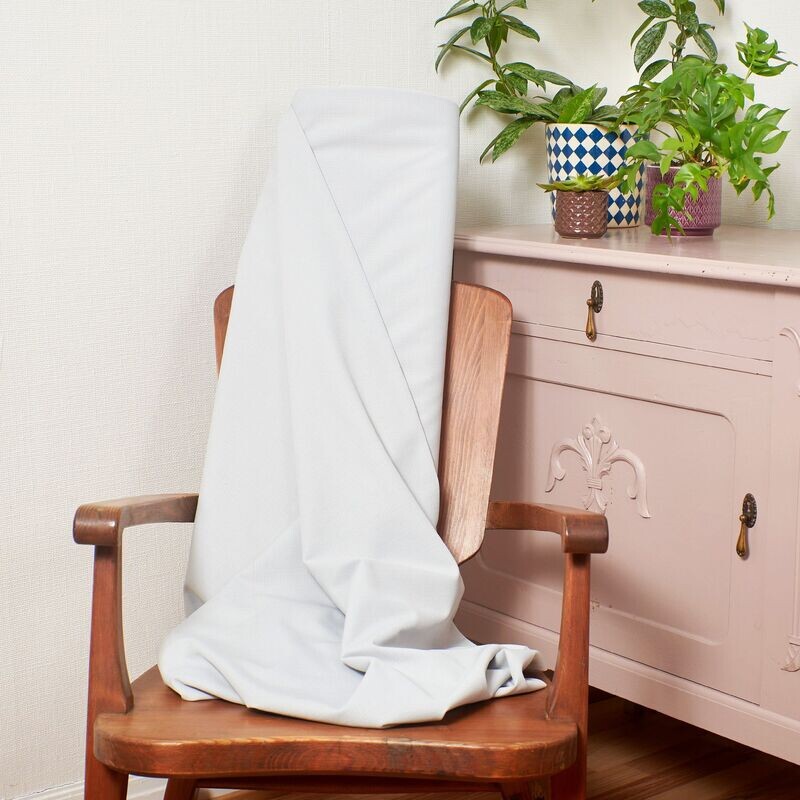Stickad Offwhite