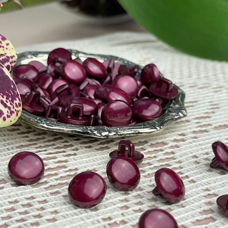 Burgundy knapp 11mm