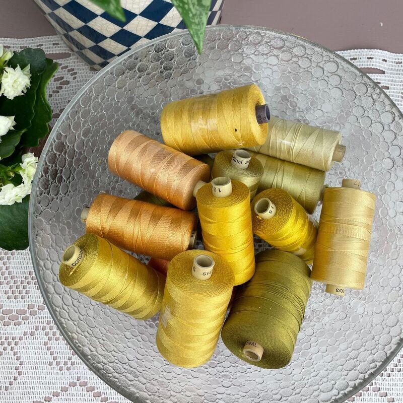 Paket sysilke, gula serien