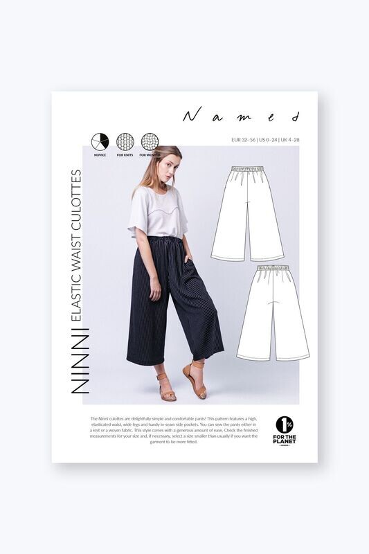 NINNI elastic waist culottes