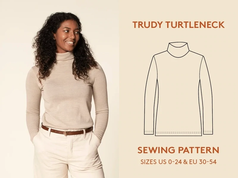 Turtleneck T-shirt