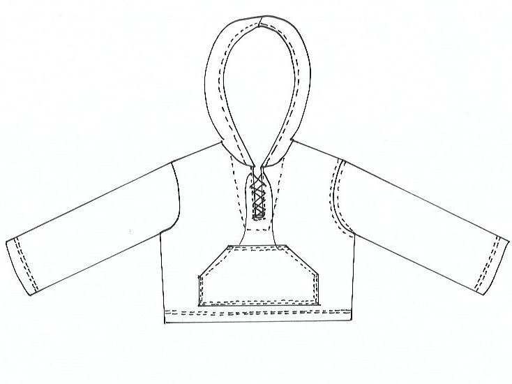 Hedda HOODIE 2:a hands sortering