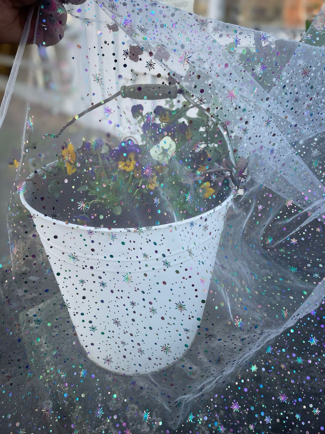 Tyll Med Glitter