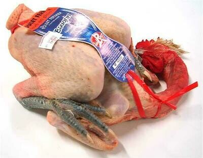 Poulet fermier à patte bleue Label Rouge