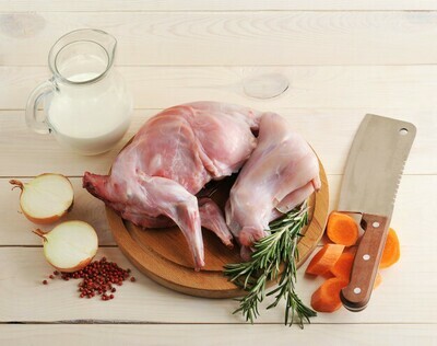 Lapin Français entier et en morceaux