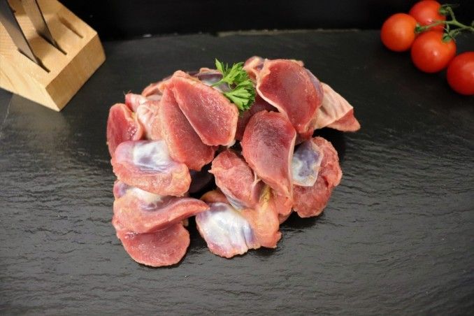 Gésier de poulet cru