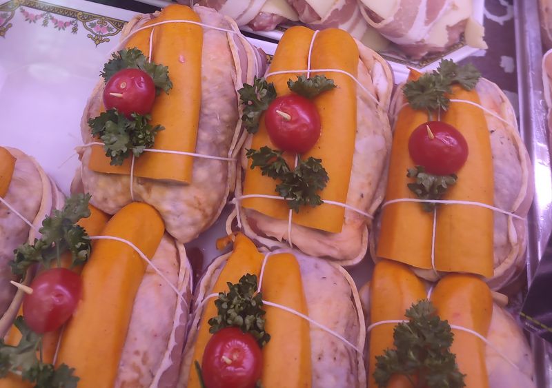 Paupiette de pintade à la choucroute
