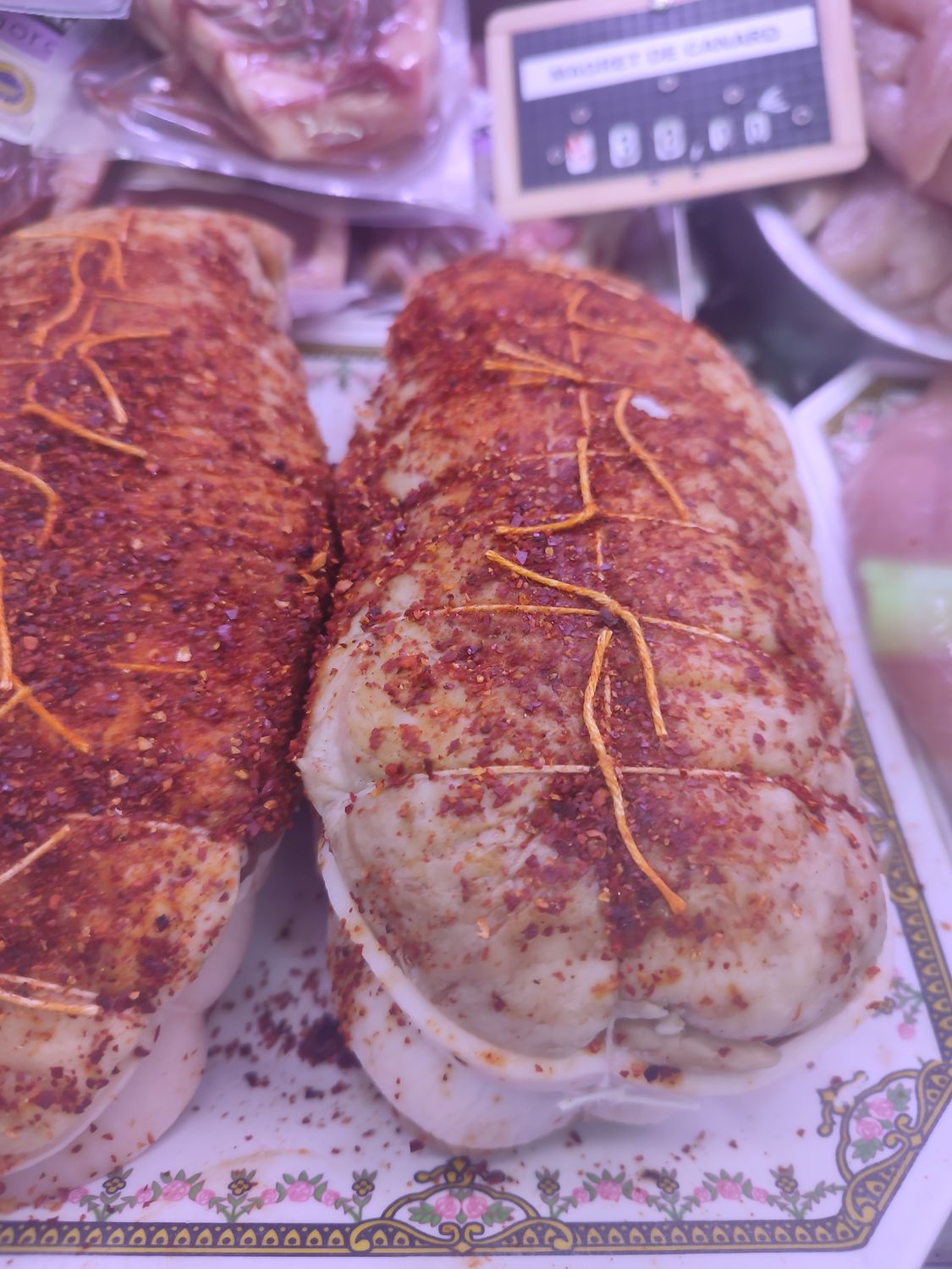 Rôti de magrets de canard au piment d&#39;Espelette