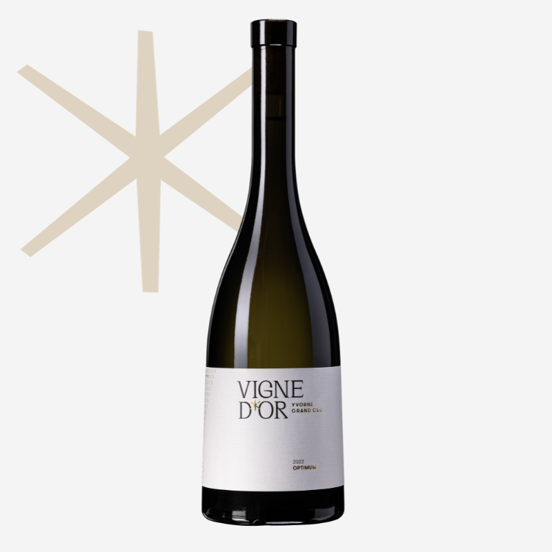 Yvorne Label Vigne d&#39;Or &quot;OPTIMUM&quot; Chablais AOC