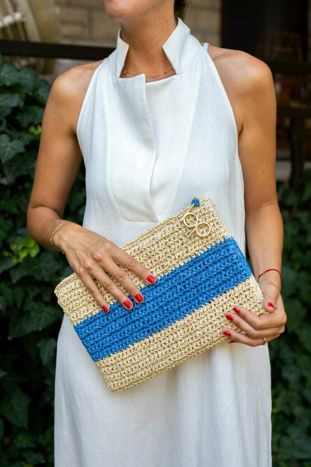 WICKER CLUTCH