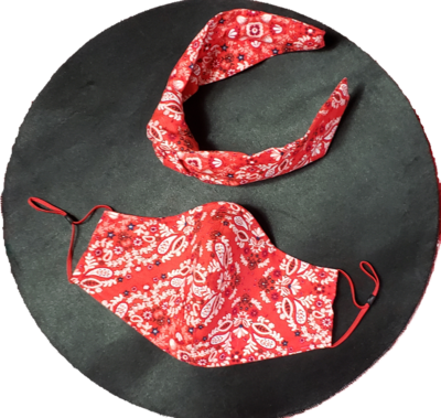 Red Beauty Hairband combination