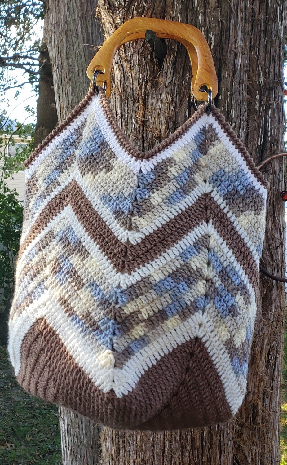 Handmade Large Tote Handbag