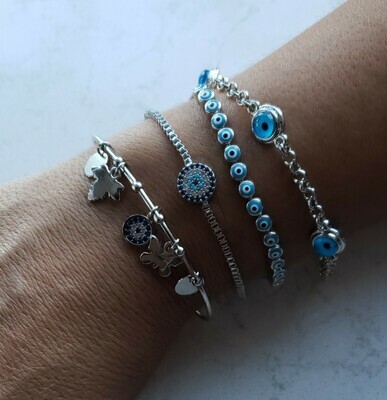 Large Evil Eye Bracelet