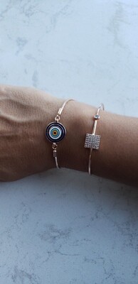 Rose Gold Zirconia Bracelet