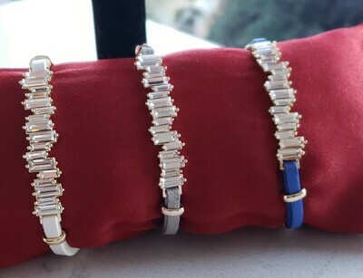 Zirconia Large Stone Bracelets