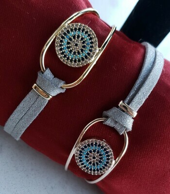 Zirconia Evil Eye Bracelet