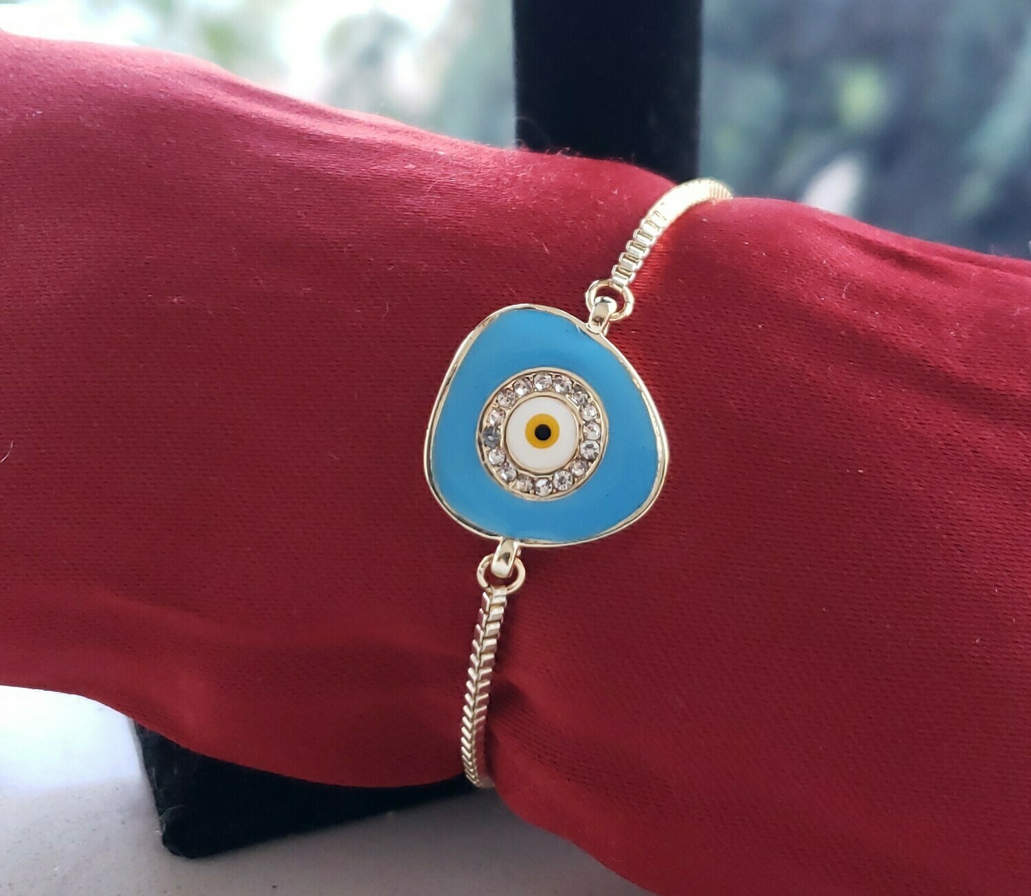 Zirconia Evil Eye Bracelet