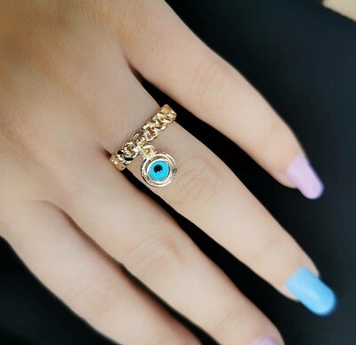 Big Evil Eye Ring